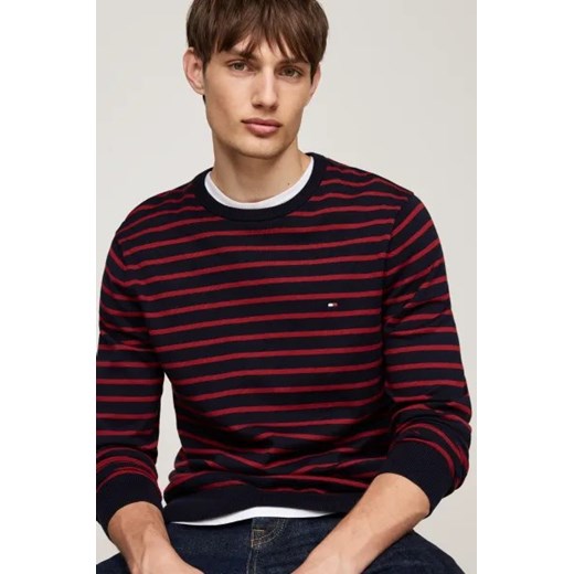Sweter męski czerwony Tommy Hilfiger