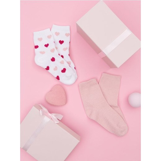 Sinsay - Skarpetki 2 pack - wielobarwny ze sklepu Sinsay w kategorii Skarpetki dziecięce - zdjęcie 175426338