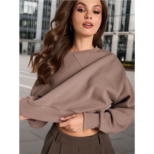 Sinsay - Bluza - brązowy ze sklepu Sinsay w kategorii Bluzy damskie - zdjęcie 175426345