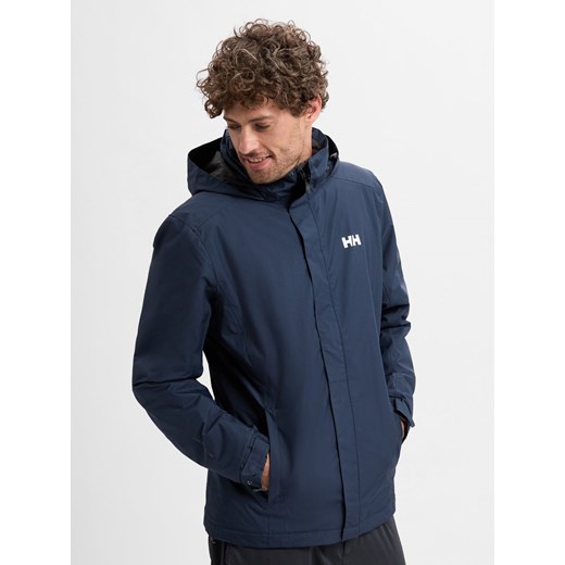 Helly Hansen Męskie kurtki funkcjonalne Mężczyźni Sztuczne włókno granatowy jednolity ze sklepu vangraaf w kategorii Kurtki męskie - zdjęcie 175427675