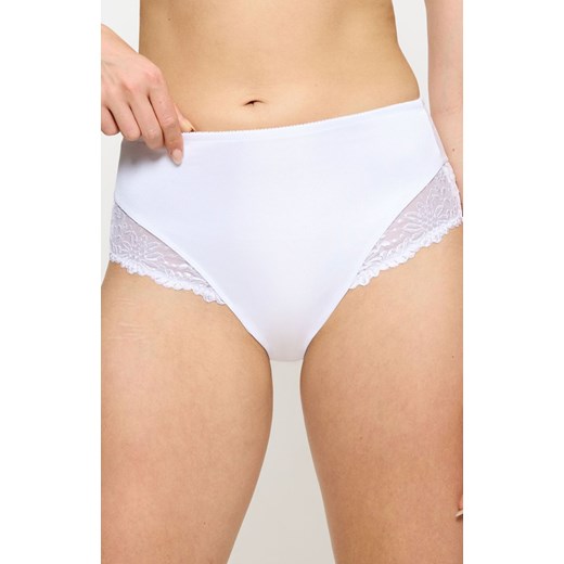 Triumph Ladyform Soft Maxi figi wysokie 10210671, Kolor biały, Rozmiar 38, Triumph ze sklepu Intymna w kategorii Majtki damskie - zdjęcie 175433239