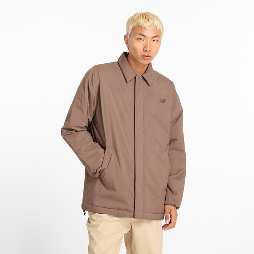 Kurtka męska New Balance MJ43504DUO – beżowa ze sklepu New Balance Poland w kategorii Kurtki męskie - zdjęcie 175434049