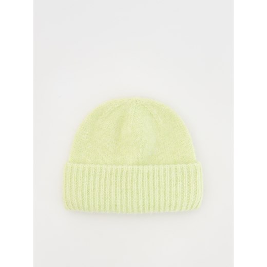 Reserved - Czapka beanie - limonkowy ze sklepu Reserved w kategorii Czapki zimowe damskie - zdjęcie 175434506