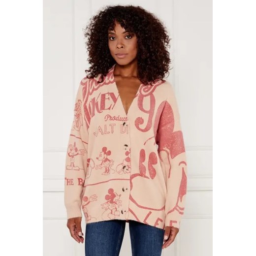 Desigual Kardigan DESIGUAL & MICKEY MOUSE | Loose fit ze sklepu Gomez Fashion Store w kategorii Swetry damskie - zdjęcie 175438509