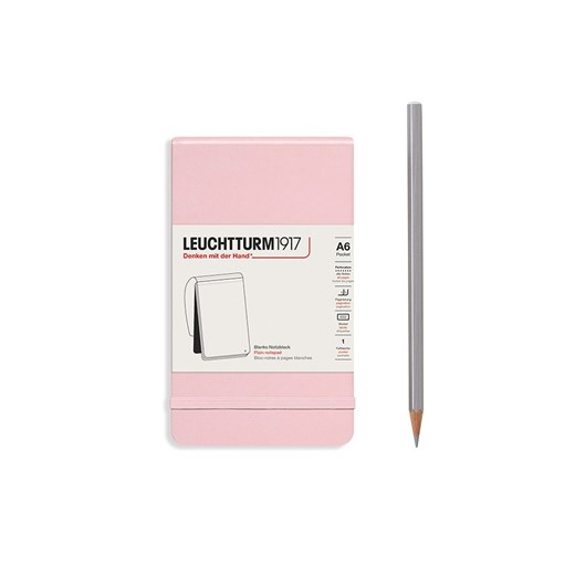LEUCHTTURM1917 Notatnik w kolorze jasnoróżowym - A6 ze sklepu Limango Polska w kategorii Akcesoria biurowe - zdjęcie 175442379