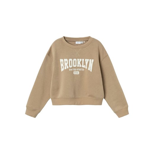 name it Bluza &quot;Niknaks&quot; w kolorze beżowym ze sklepu Limango Polska w kategorii Bluzy dziewczęce - zdjęcie 175442788