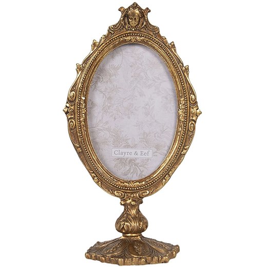 Clayre & Eef Ramka w kolorze złotym na zdjęcia - 14 x 26 x 9 cm - id: 16040996 - marki Limango Polska - 175442835 Clayre & Eef Ramka w kolorze złotym na zdjęcia - 14 x 26 x 9 cm ze sklepu Limango Polska w kategorii Ramki na zdjęcia - zdjęcie 175442835