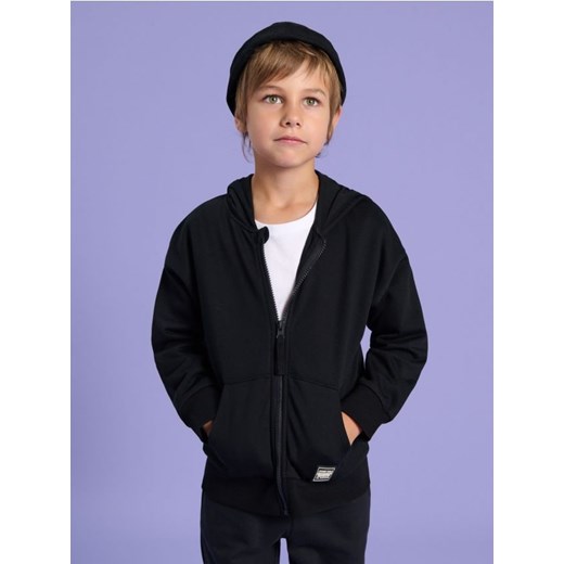 Sinsay - Bluza rozpinana - czarny ze sklepu Sinsay w kategorii Bluzy chłopięce - zdjęcie 175445957
