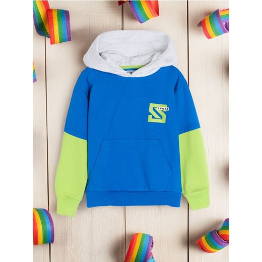 Sinsay - Bluza z kapturem - wielobarwny ze sklepu Sinsay w kategorii Bluzy chłopięce - zdjęcie 175446006