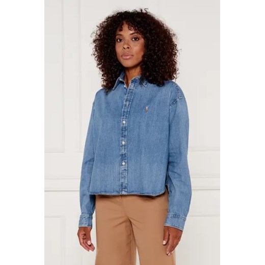 POLO RALPH LAUREN Jeansowa koszula | Regular Fit ze sklepu Gomez Fashion Store w kategorii Koszule damskie - zdjęcie 175449376