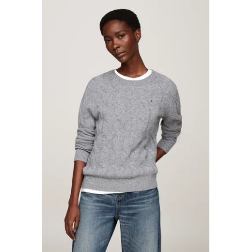 Sweter damski Tommy Hilfiger z okrągłym dekoltem