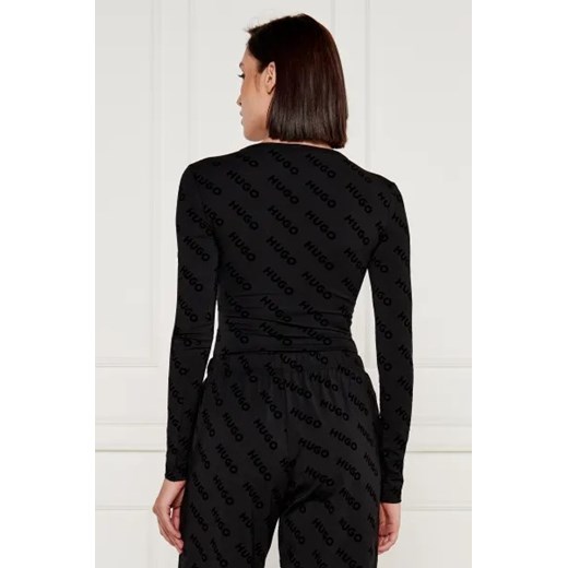 Czarne body damskie Hugo Boss