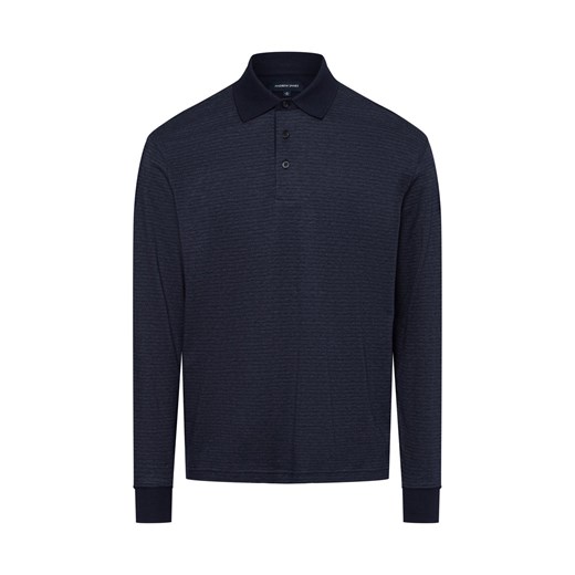 Andrew James Męska koszulka polo Mężczyźni granatowy w paski ze sklepu vangraaf w kategorii T-shirty męskie - zdjęcie 175452438