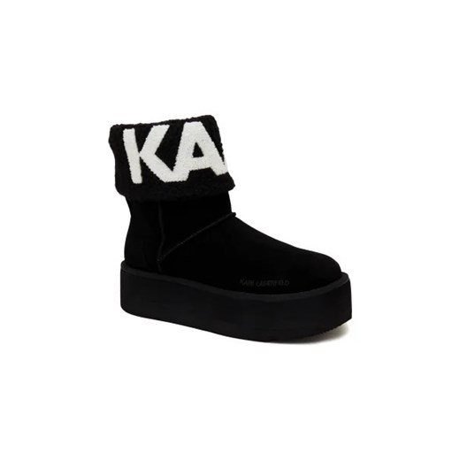 Karl Lagerfeld Skórzane śniegowce THERMO Karl Logo Karl Lagerfeld 39 Gomez Fashion Store