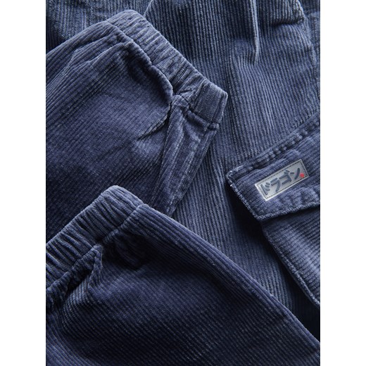 Reserved - Bawełniane joggery cargo - niebieski Reserved 164 (13 lat) Reserved