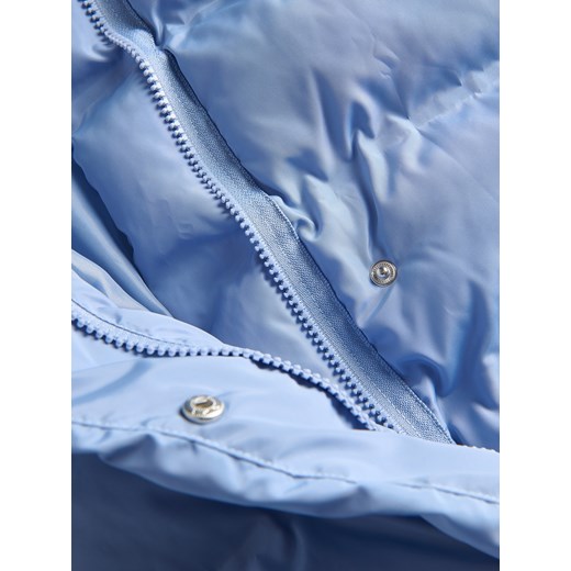 Reserved - Pikowana kurtka z metalicznym połyskiem - niebieski Reserved 128 (7-8 lat) Reserved