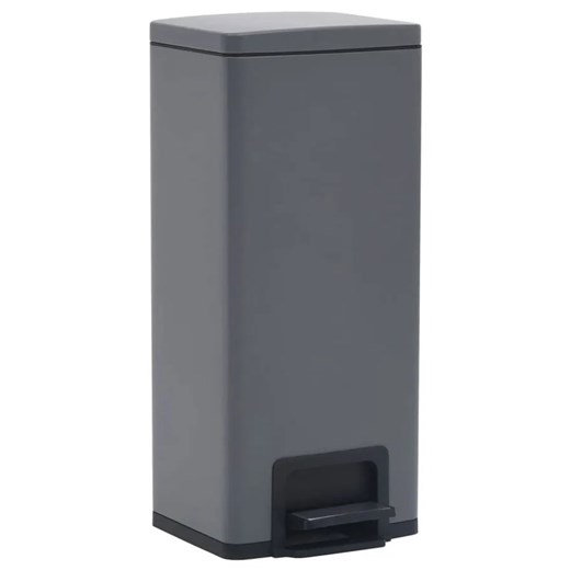 Szary kosz na śmieci ze stali nierdzewnej 30L G5-A51 - id: 45997 - marki Elior - 175458827 Szary kosz na śmieci ze stali nierdzewnej 30L G5-A51 ze sklepu Edinos.pl w kategorii Dom - zdjęcie 175458827