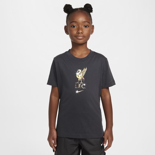 T-shirt piłkarski dla dużych dzieci Nike Liverpool F.C. - Szary Nike M Nike poland