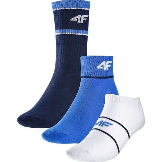 Skarpety juniorskie USOCU303 3 pary 4F ze sklepu SPORT-SHOP.pl w kategorii Skarpetki dziecięce - zdjęcie 175462207