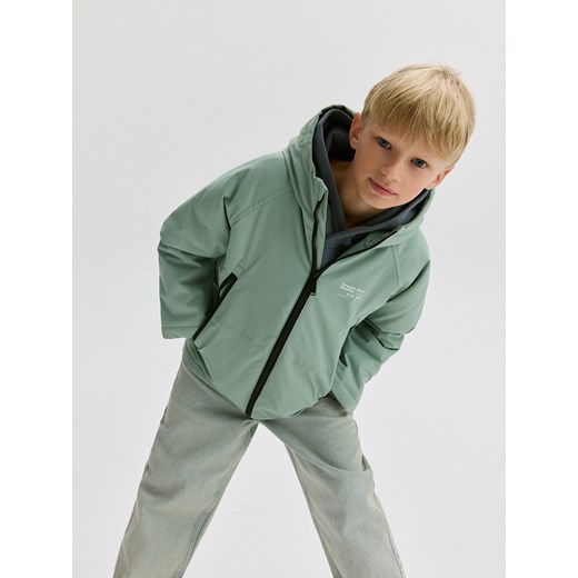 Reserved - Kurtka parka - miętowy ze sklepu Reserved w kategorii Kurtki chłopięce - zdjęcie 175468819