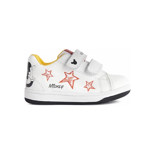 Geox Skórzane sneakersy &quot;New Flick&quot; w kolorze białym ze sklepu Limango Polska w kategorii Buty sportowe dziecięce - zdjęcie 175471995