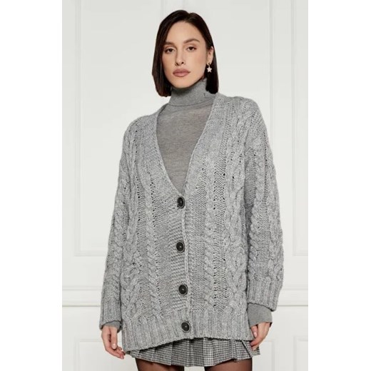 Liu Jo Kardigan | Oversize fit | z dodatkiem wełny ze sklepu Gomez Fashion Store w kategorii Swetry damskie - zdjęcie 175475099