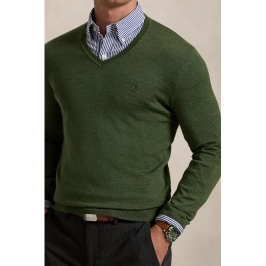 POLO RALPH LAUREN Wełniany sweter | Slim Fit Polo Ralph Lauren M Gomez Fashion Store