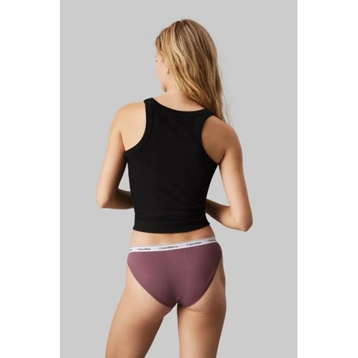 Majtki damskie Calvin Klein Underwear czerwone bawełniane