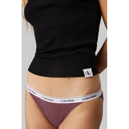 Majtki damskie czerwone Calvin Klein Underwear bawełniane