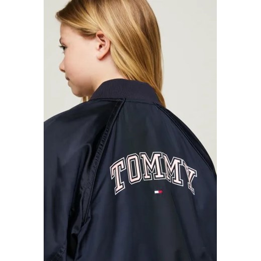 Kurtka dziewczęca Tommy Hilfiger z poliestru