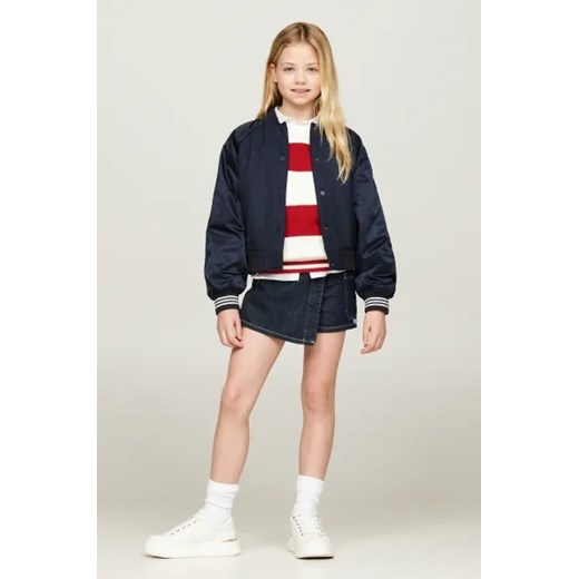 Kurtka dziewczęca Tommy Hilfiger z poliestru