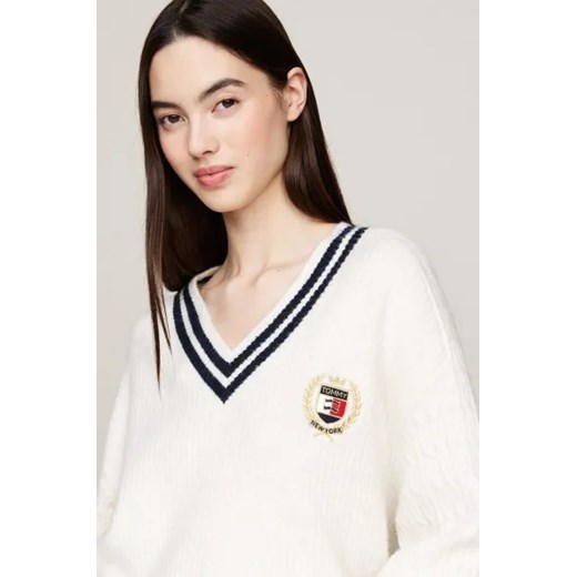 Sweter damski biały Tommy Jeans
