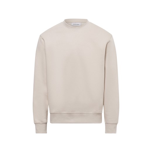Jack & Jones Bluza męska - JJEurban Mężczyźni Sztuczne włókno szary jednolity ze sklepu vangraaf w kategorii Bluzy męskie - zdjęcie 175475899