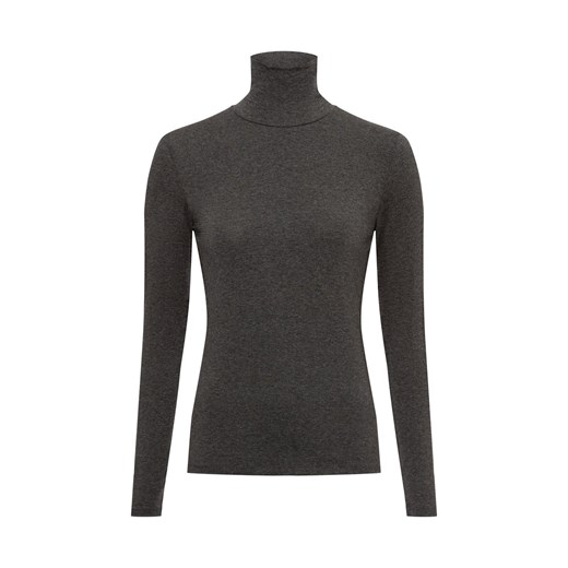 Weekend Max Mara Damska koszulka z długim rękawem Kobiety wiskoza szary jednolity ze sklepu vangraaf w kategorii Bluzki damskie - zdjęcie 175476068