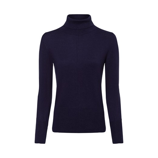 comma casual identity Damska koszulka z długim rękawem Kobiety Sztuczne włókno granatowy jednolity ze sklepu vangraaf w kategorii Swetry damskie - zdjęcie 175476086