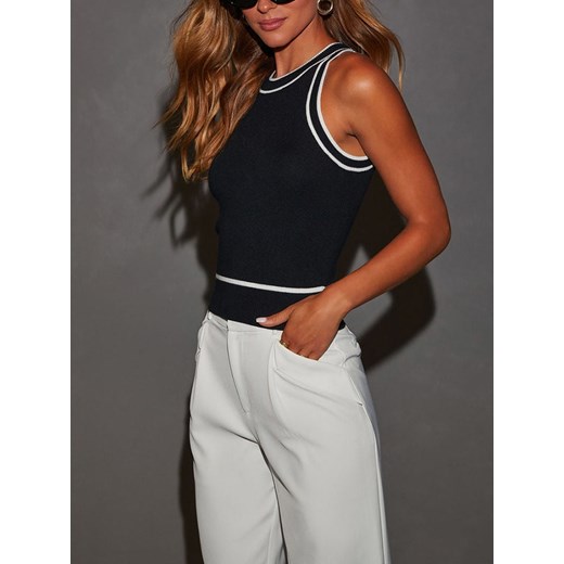 Bluzka damska La Angels z okrągłym dekoltem 