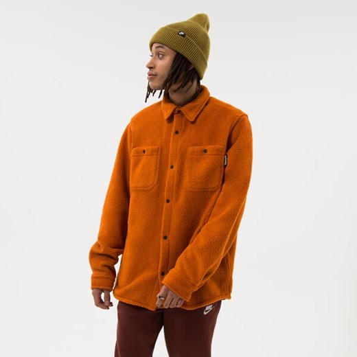 TIMBERLAND INNE FLEECE OVERSHIRT RUST ze sklepu Sizeer w kategorii Koszule męskie - zdjęcie 175477596