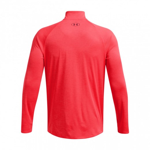 Męski longsleeve treningowy Under Armour UA Tech Textured 1/2 Zip - czerwony Under Armour XXL Sportstylestory.com