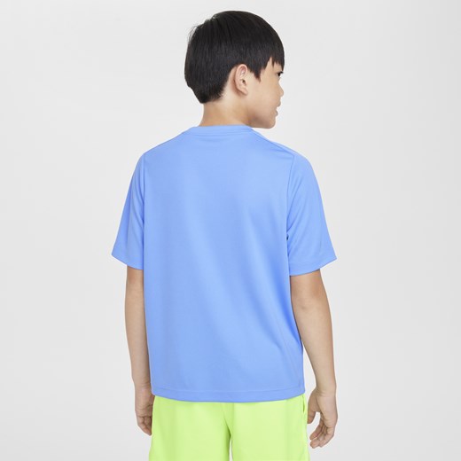 T-shirt chłopięce niebieski Nike