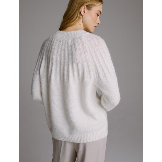 Sweter damski Diverse z okrągłym dekoltem na zimę