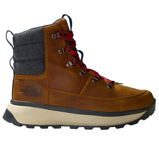 Buty The North Face Bergen Leather WP 0A8A9M8O11 - brązowe ze sklepu streetstyle24.pl w kategorii Buty trekkingowe męskie - zdjęcie 175484356
