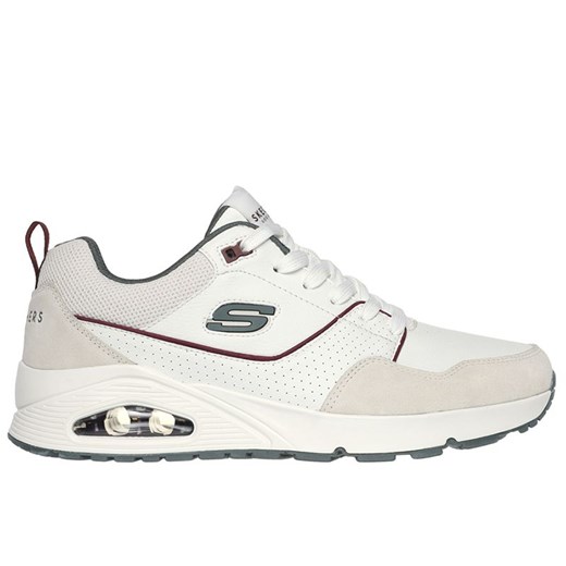Buty Skechers Uno Retro One 183020WGR - białe ze sklepu streetstyle24.pl w kategorii Buty sportowe męskie - zdjęcie 175484369