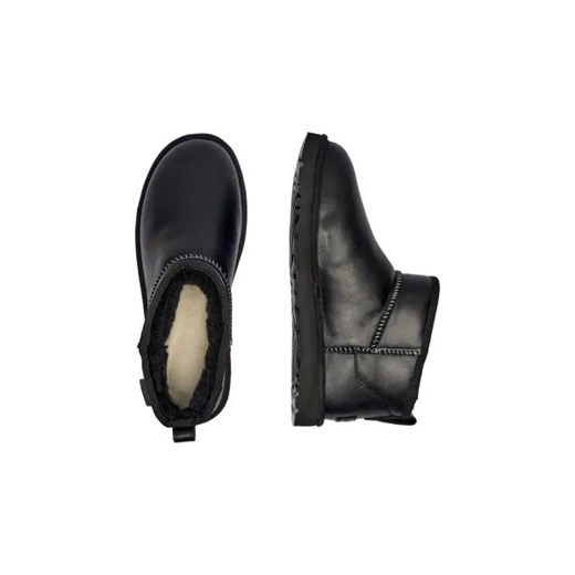 UGG Skórzane śniegowce CLASSIC ULTRA MINI | z dodatkiem wełny 40 Gomez Fashion Store