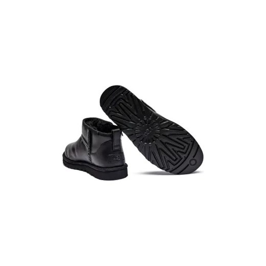 UGG Skórzane śniegowce CLASSIC ULTRA MINI | z dodatkiem wełny 44 Gomez Fashion Store