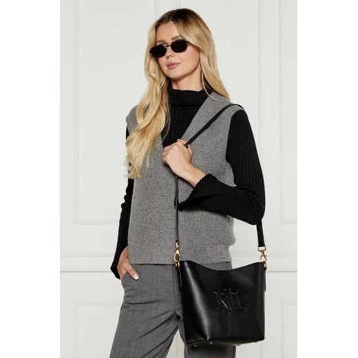 Shopper bag Ralph Lauren skórzana