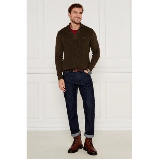 Aeronautica Militare Sweter | Regular Fit Aeronautica Militare L promocyjna cena Gomez Fashion Store