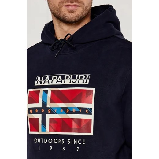 Bluza męska Napapijri z napisami w stylu młodzieżowym 