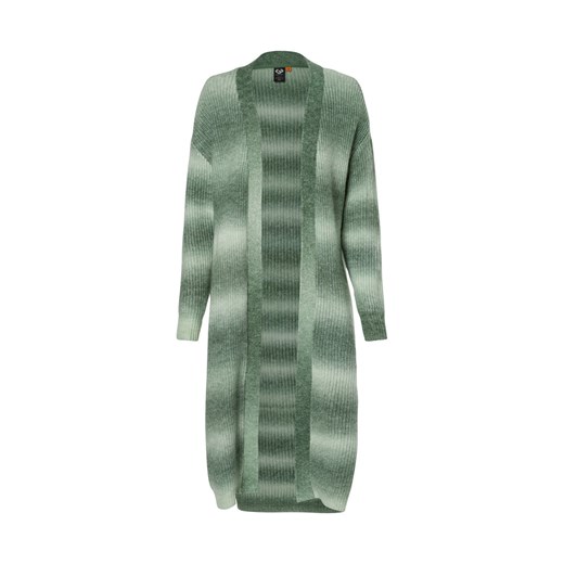 Ragwear Kardigan damski - Saffon Kobiety seledynowy marmurkowy ze sklepu vangraaf w kategorii Swetry damskie - zdjęcie 175496966