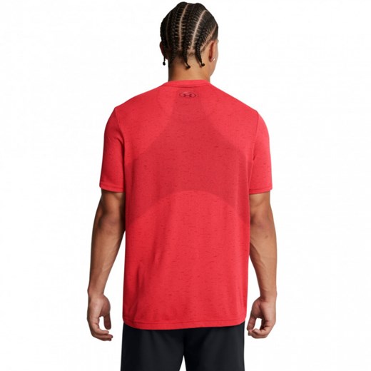 Męska koszulka treningowa Under Armour UA Vanish Seamless SS - czerwona ze sklepu Sportstylestory.com w kategorii T-shirty męskie - zdjęcie 175499795