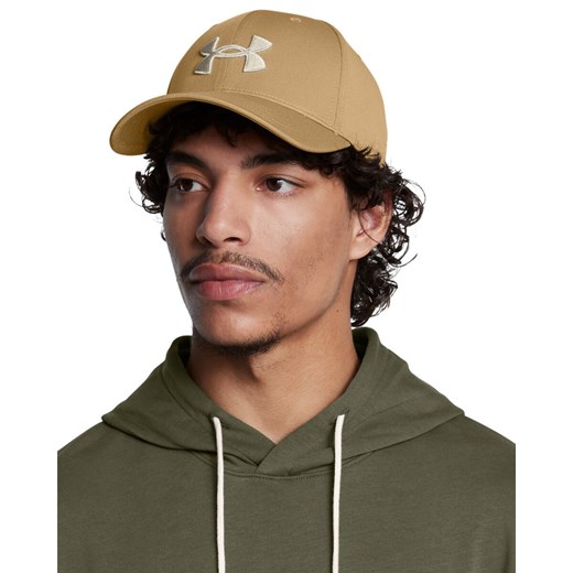 Męska czapka z daszkiem Under Armour Men's UA Blitzing Adj - brązowa ze sklepu Sportstylestory.com w kategorii Czapki z daszkiem męskie - zdjęcie 175500115